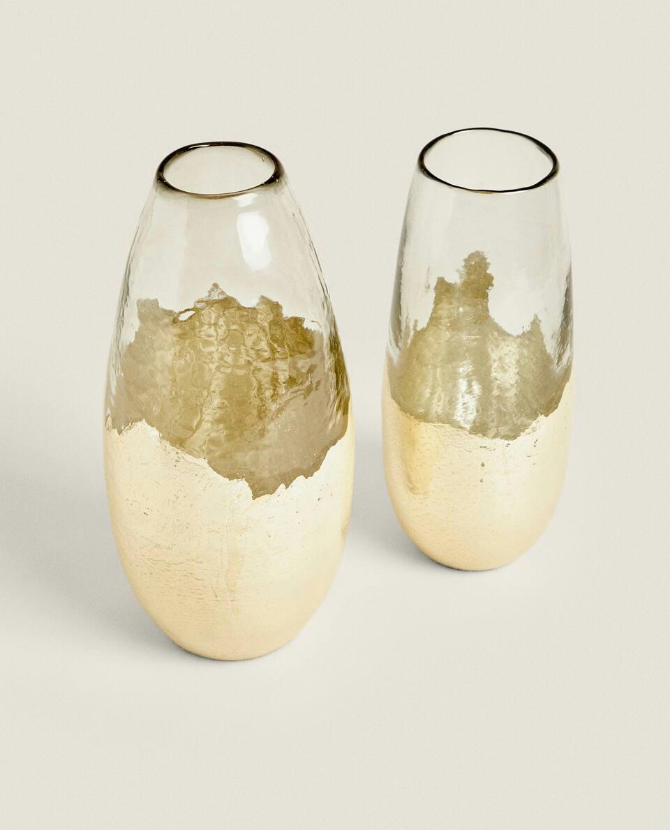 VASO DE VIDRO MERCURISADO