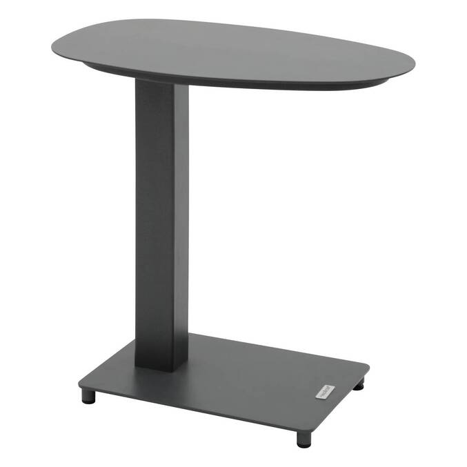 Table d'appoint de jardin ovale VENUZIA Graphite