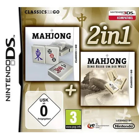 Nintendo DS 2 in 1: Mahjong + Mahjong - Eine Reise um die Welt