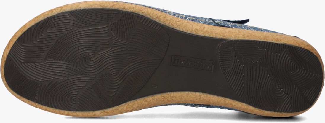 blauwe waldlaufer platte sandalen heliett