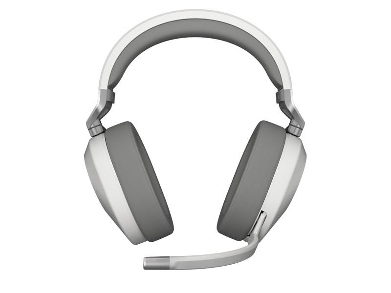 Corsair Headset HS65 Wireless Weiss Kabellosses Gaming Headset mit Surround Sound