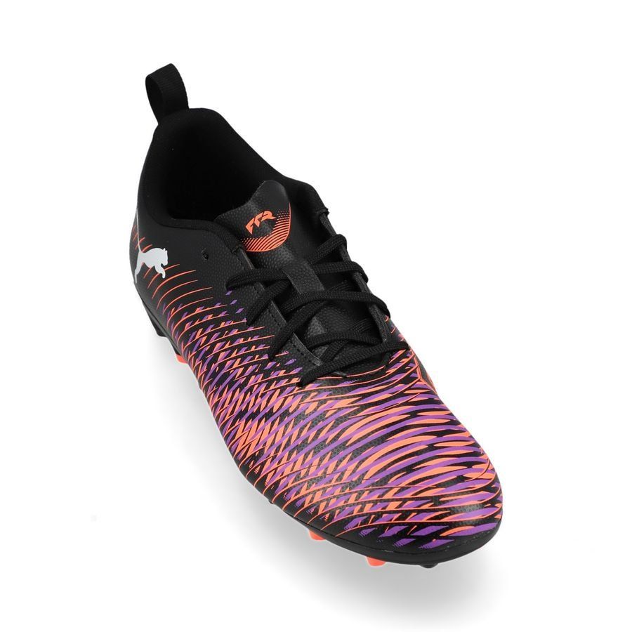 PUMA Future 8 Play MG Unlimited - Noir/Blanc/Glowing Red Enfant