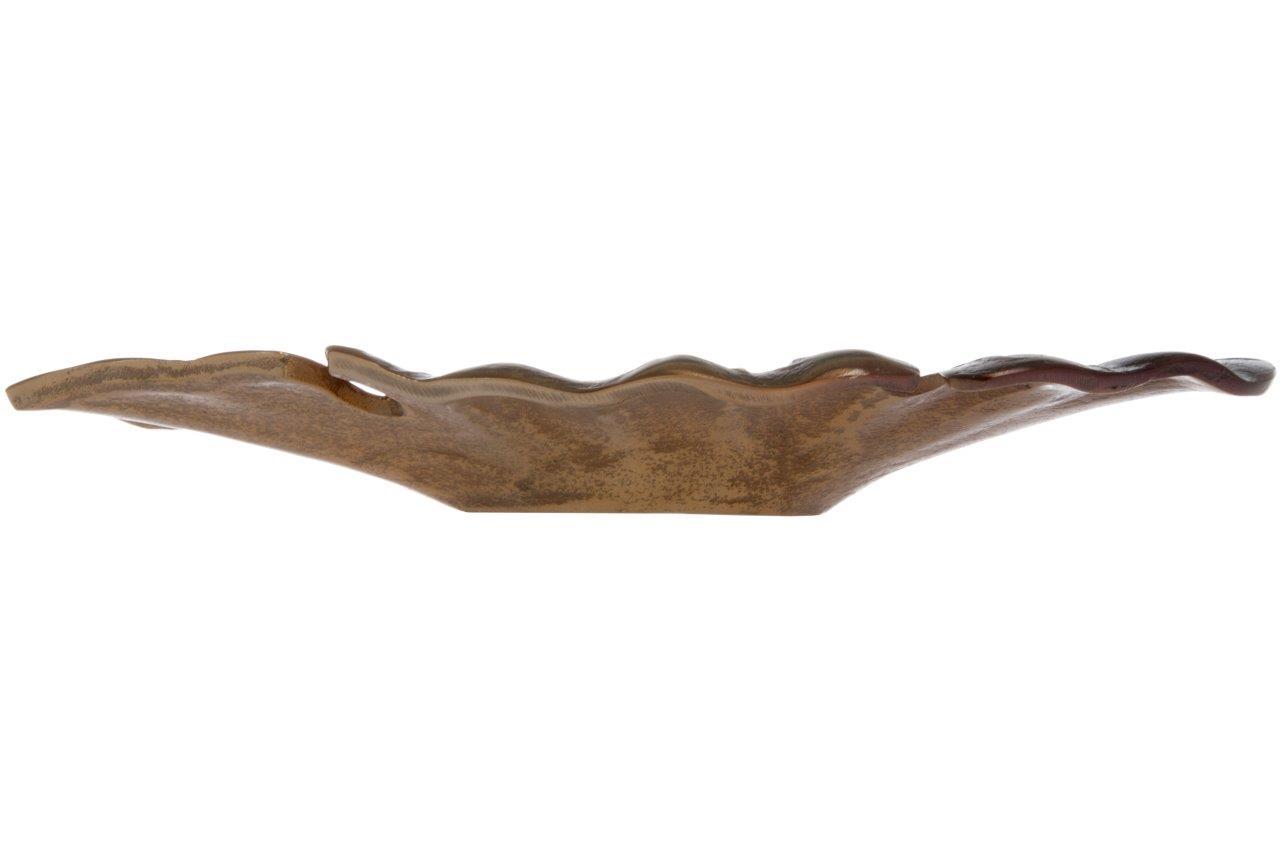 Schale LEAF - bronzefarben - 27x29 cm
