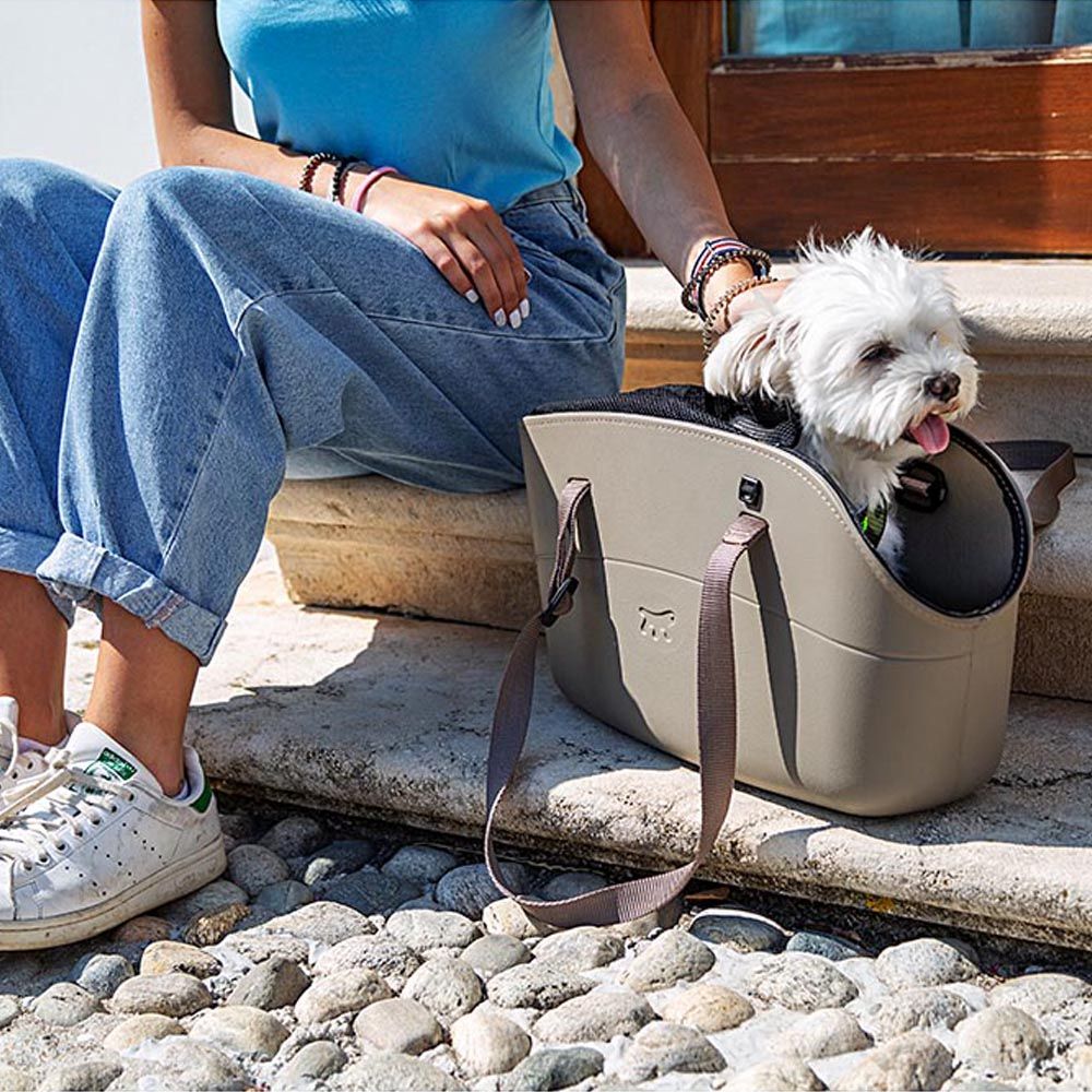 Sac pour petits animaux with me pro max 8 kg, réseau de protection et poignées réglables