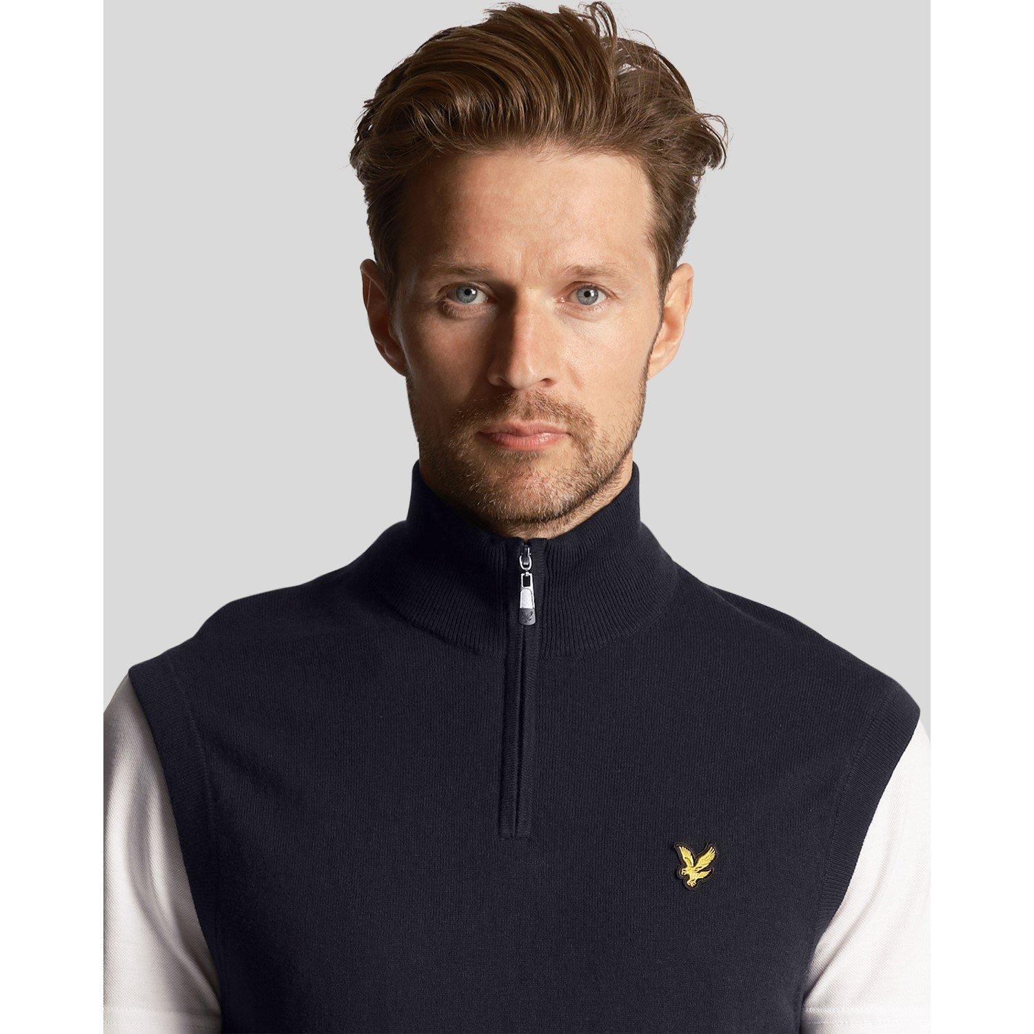 Lyle and Scott Lyle Knitted Vest Sn99