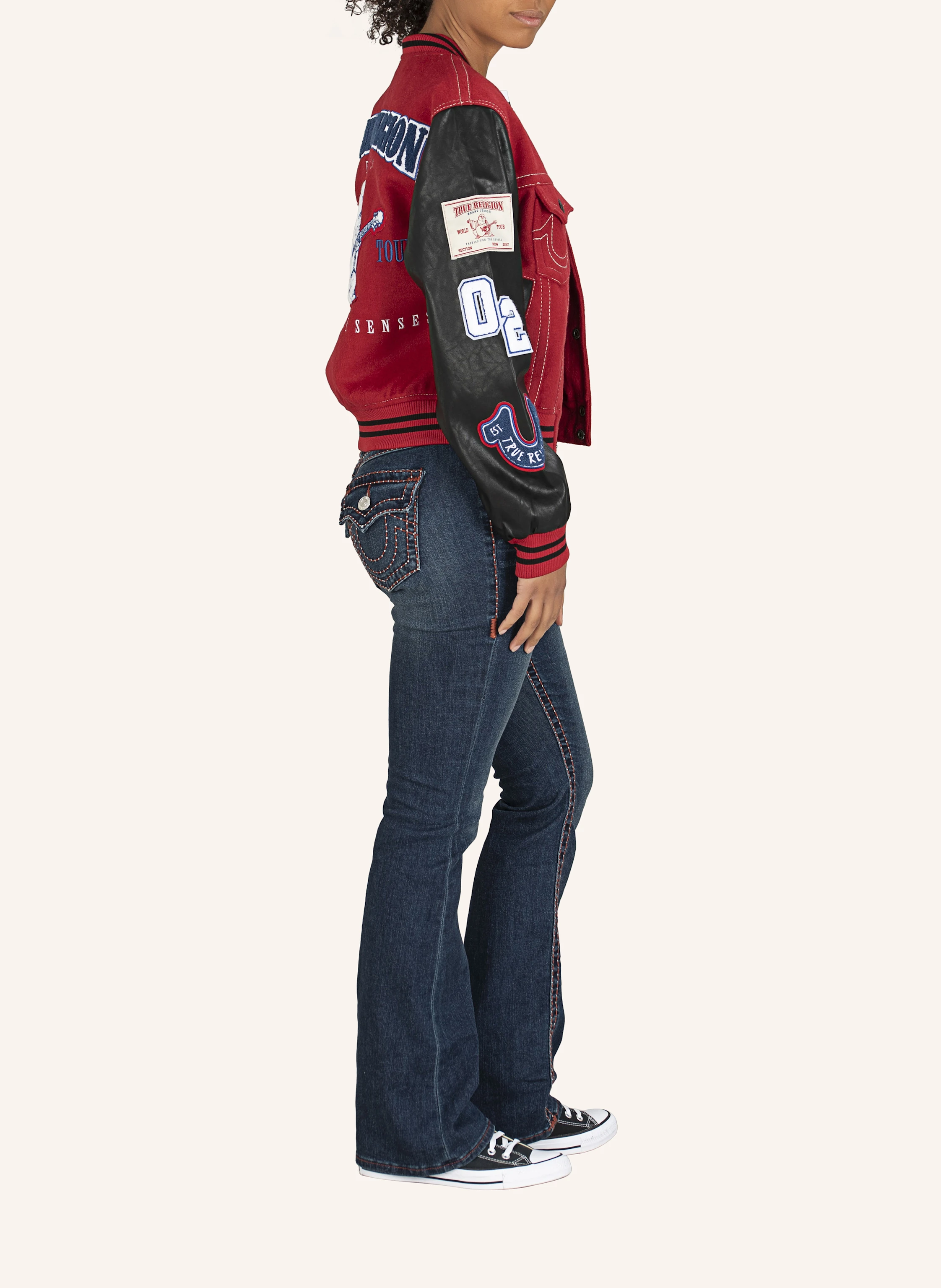 TRUE RELIGION Collgejacke ANNIVERSARY