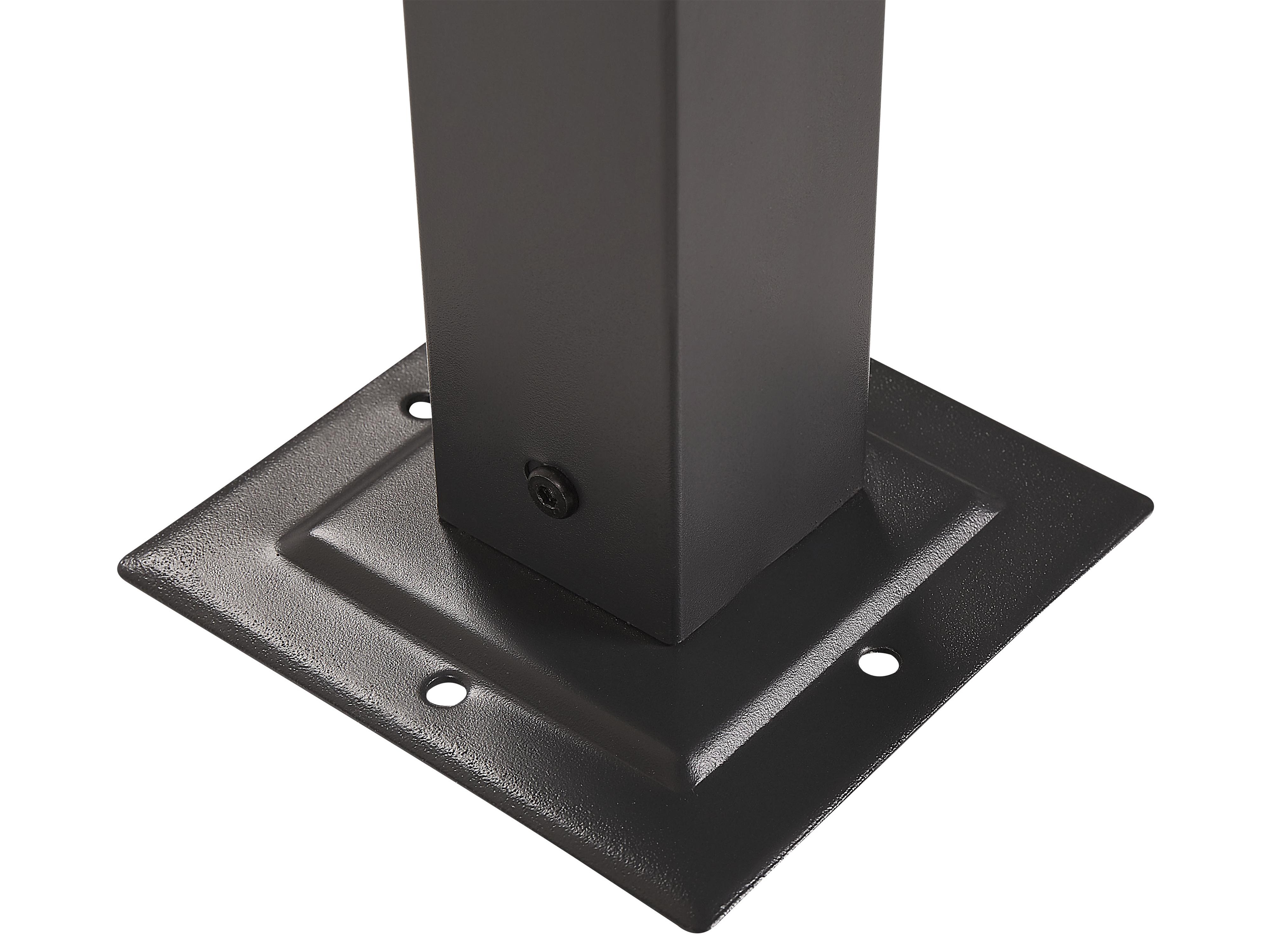 Paviljoen LED PARGA Metaal 310 cm 310 cm Donkergrijs