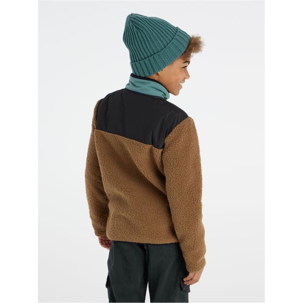 Veste polaire PROTEST PRTHERON JR FULLZIPTOP SANDY BROWN