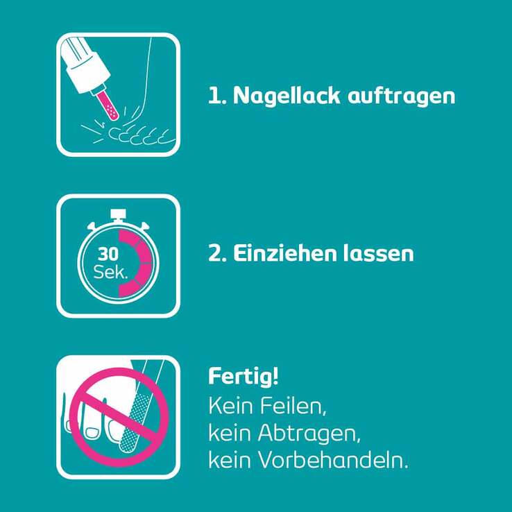 Terbinafin-1A Pharma Nagellack gegen Nagelpilz, 6.6 ml
