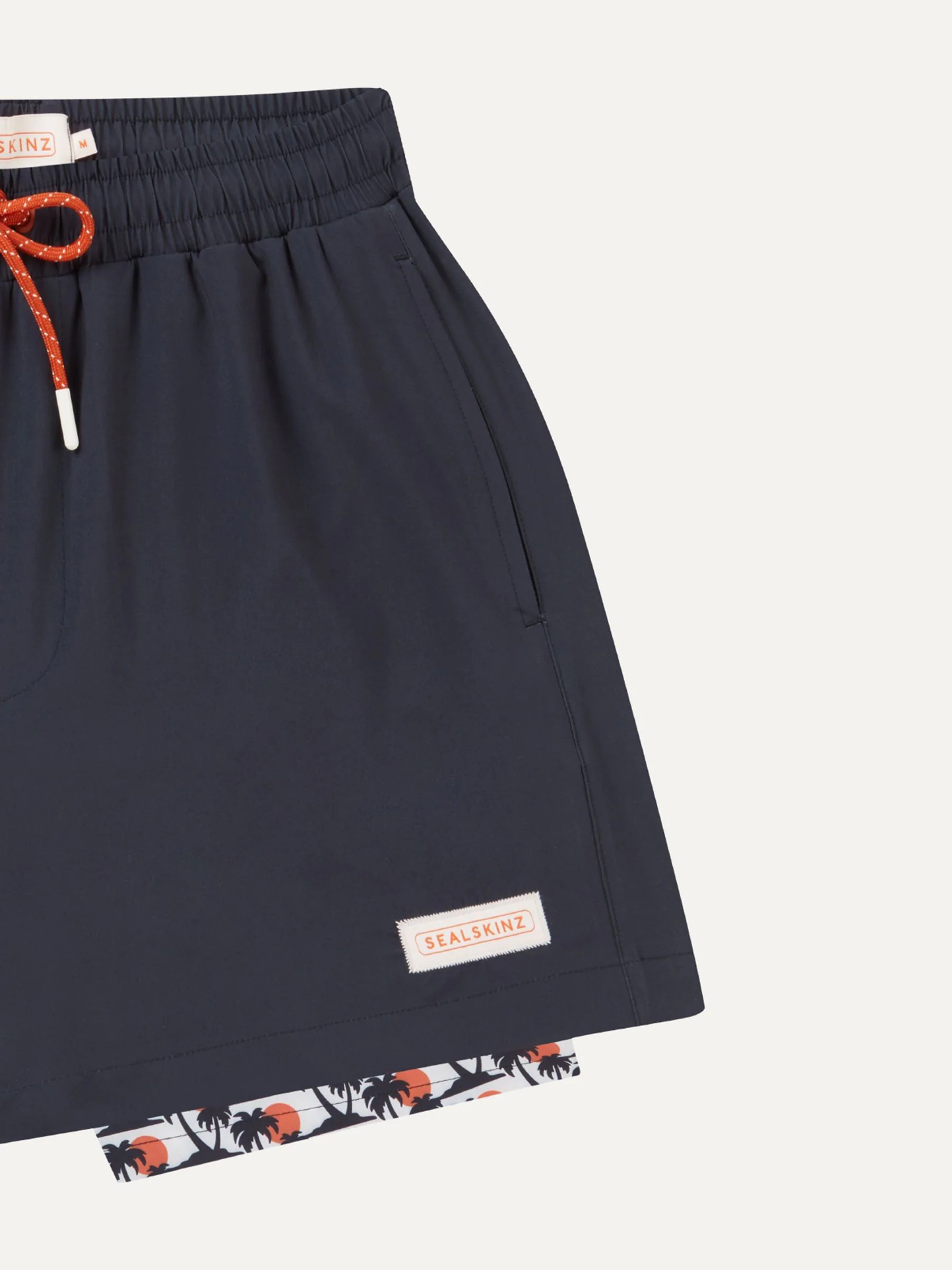 Donkerblauw - Sealskinz Southwood Quick Dry Plain Swim Shorts