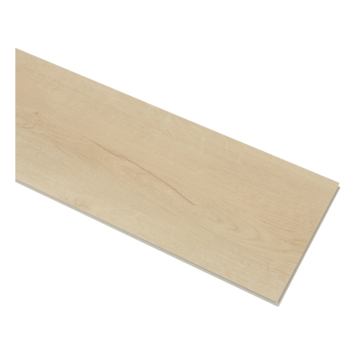 Kleurstaal Karwei click PVC Primera rechte stroken beige eiken houtlook