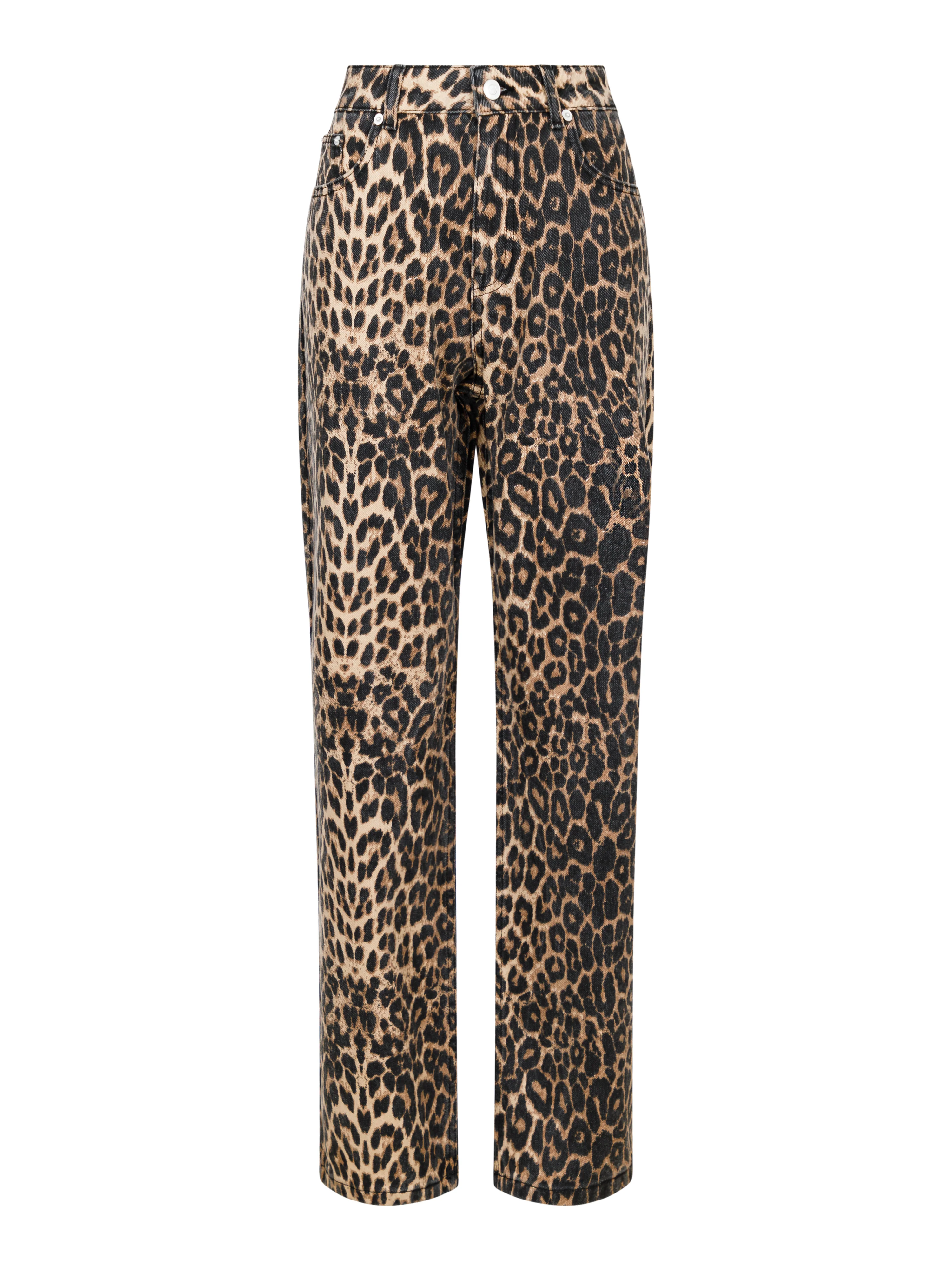 Neo Noir  Simona straight leg jeans - Leopard