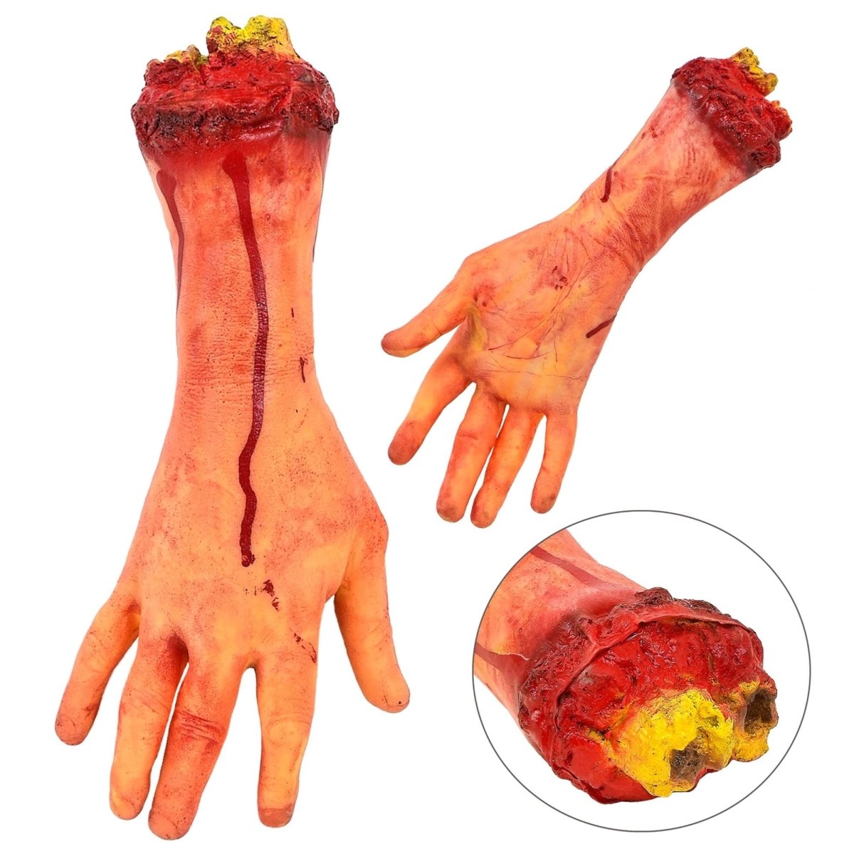 Halloween Nep Hand Afgehakt Met Bot
