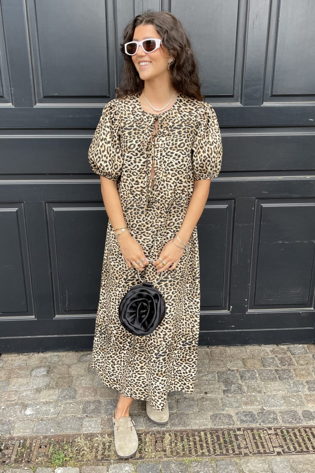 Pieces Pcnancy 2/4 O-Neck Ankle Dress