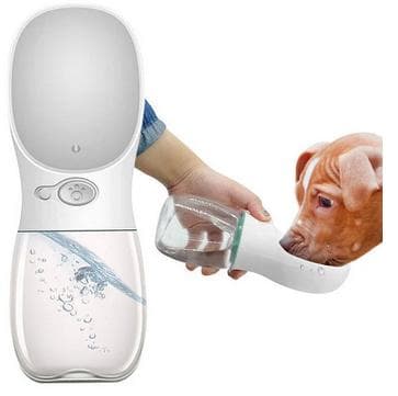 Vannflaske til Hund / Hundeflaske 350ml - Green