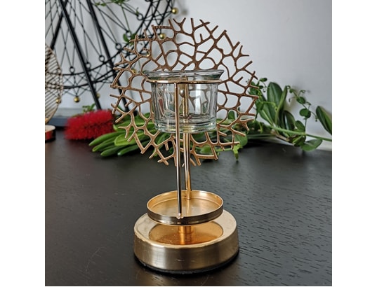 ZEN AROME - Diffuseur d'huiles essentielles Brûle parfum série inspiration - corail