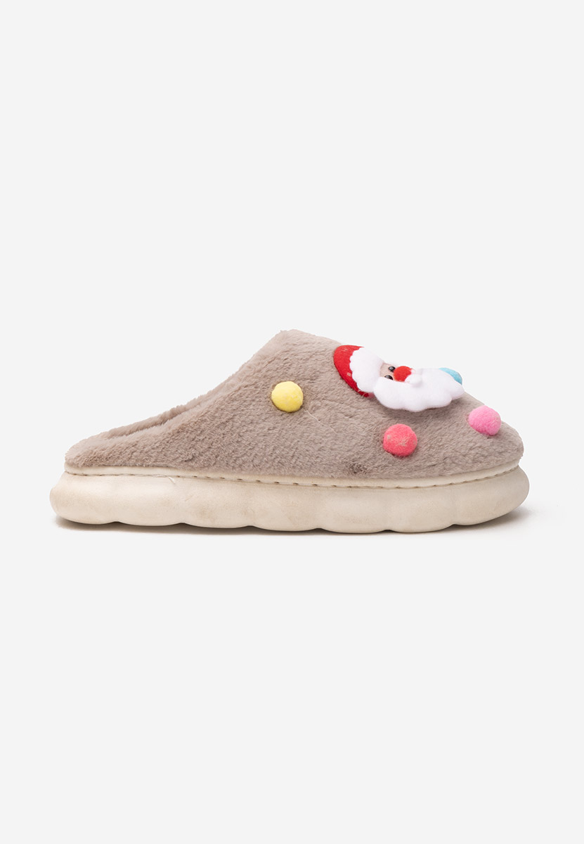 Pantoufles femme kaki Denita
