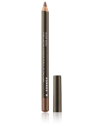 Korres Cedar Wood Long Lasting Eyebrow Pencil 01 Dark Shade 1,29g