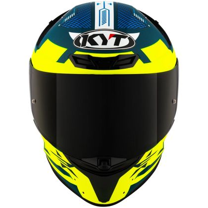 Casque KYT TT-REVO FUSELAGE - Jaune / Noir