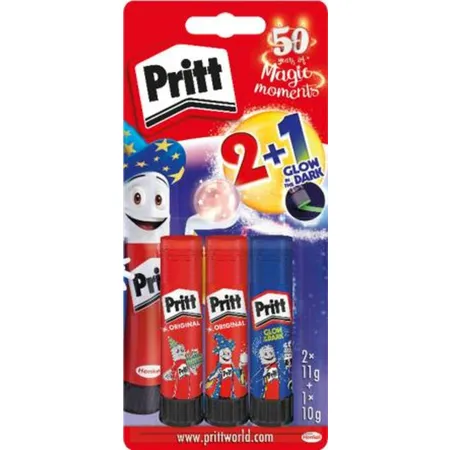 Pritt Klebestift Magic Moments 2x11g + 1x10g Glow in the dark Edition