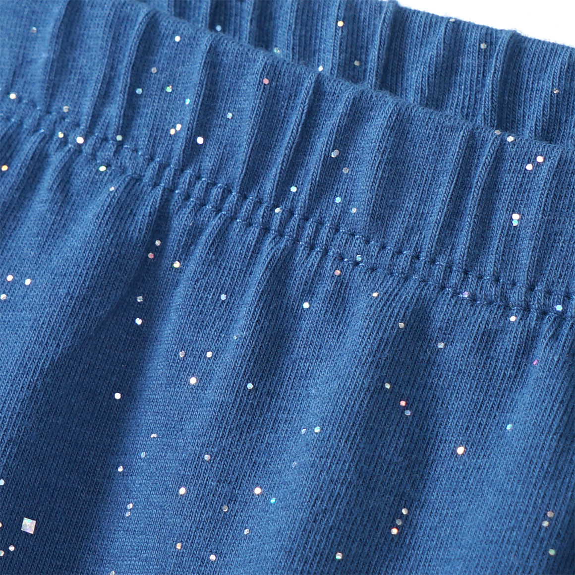 Topolino Mädchen Leggings mit Glitzer-Print dunkelblau
