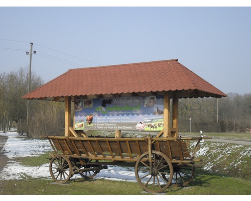 PRECIT beverstaart shingles, baksteenrood, pak = 2 m²
