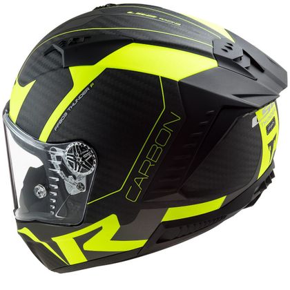 Casque LS2 FF805 THUNDER CARBON - RACING 1 MATT - Noir / Jaune