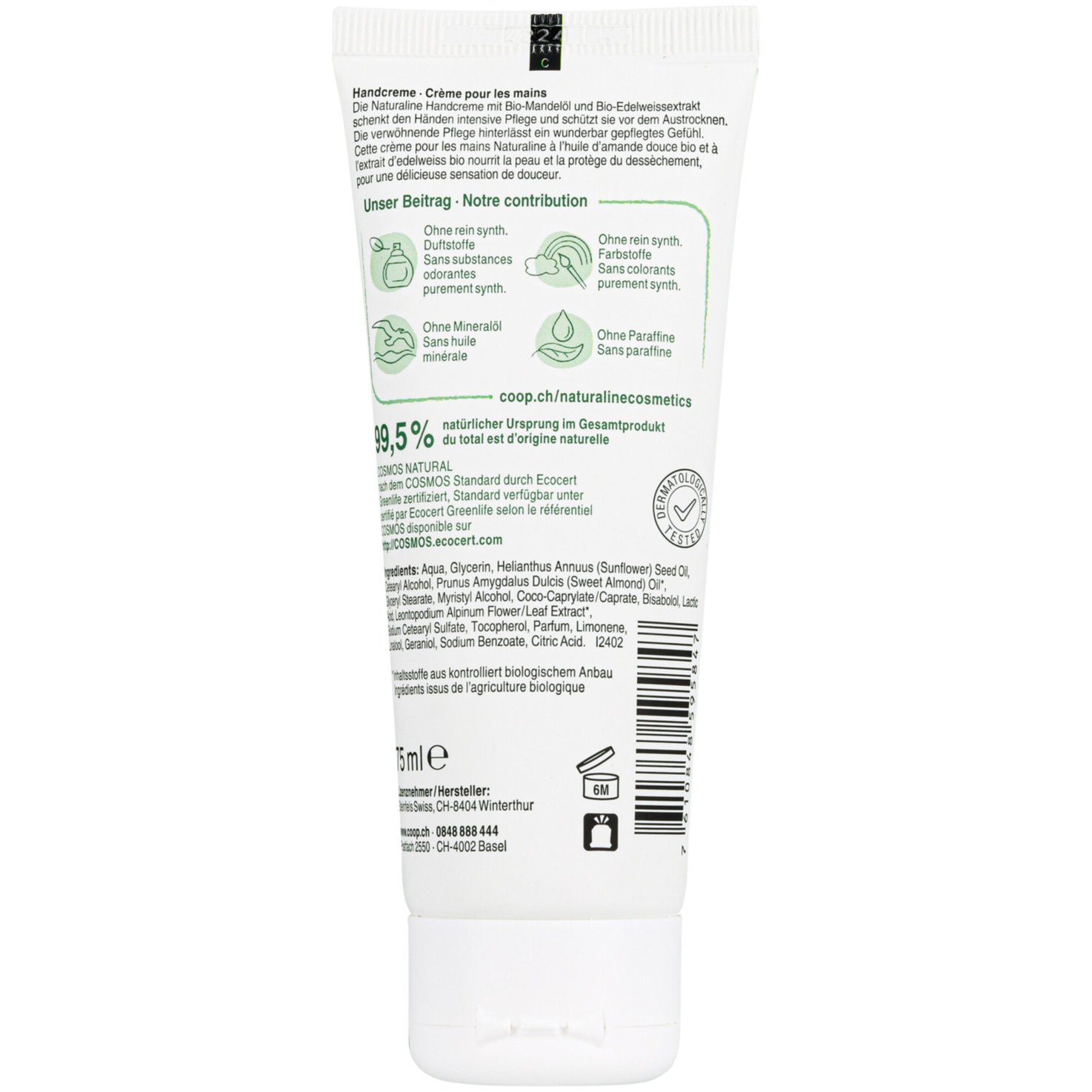 Naturaline Handcreme Mandel & Edelweiss