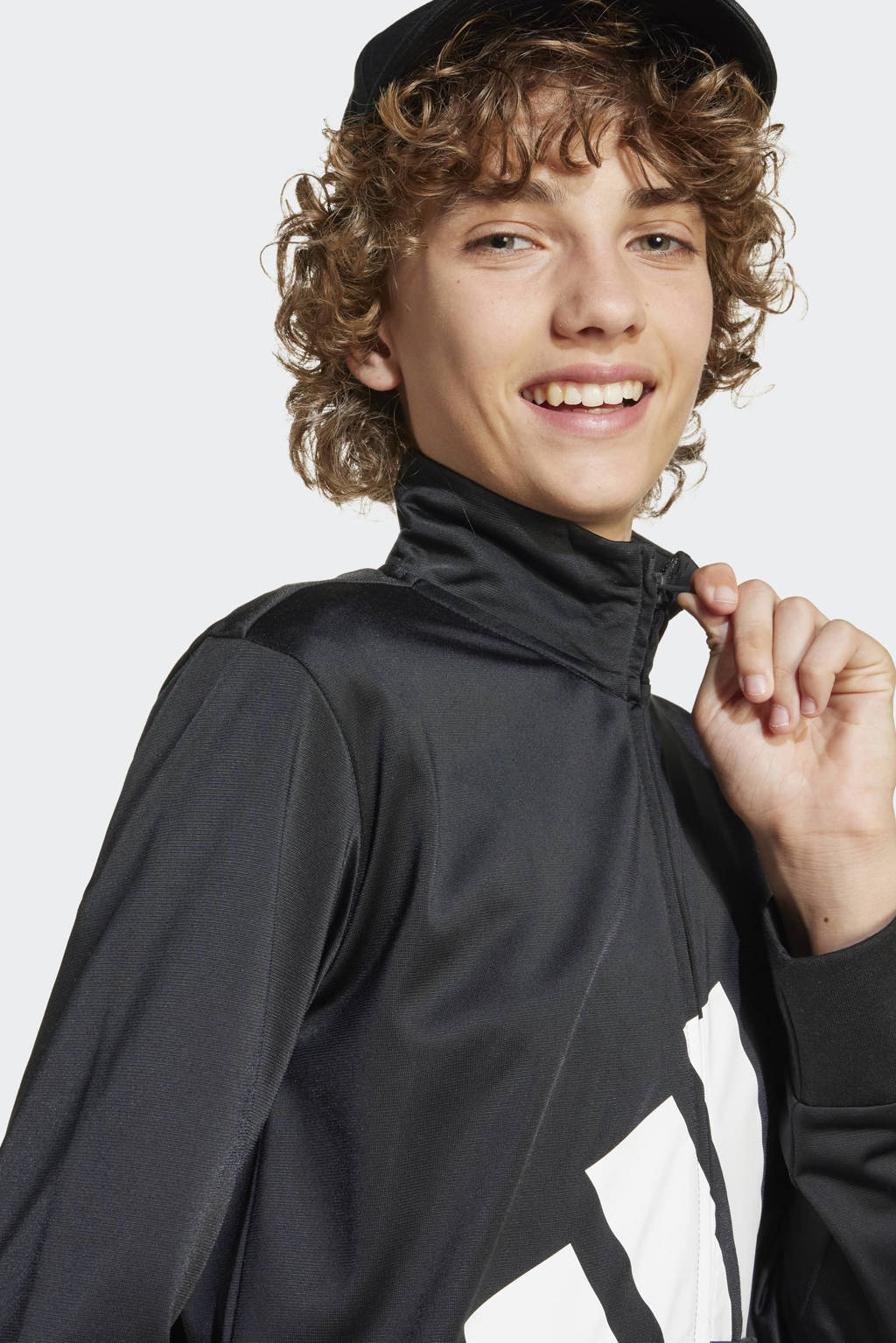 adidas trainingspak zwart/wit