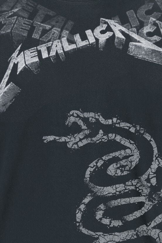 Black Album Faded | Metallica T-Shirt Manches courtes