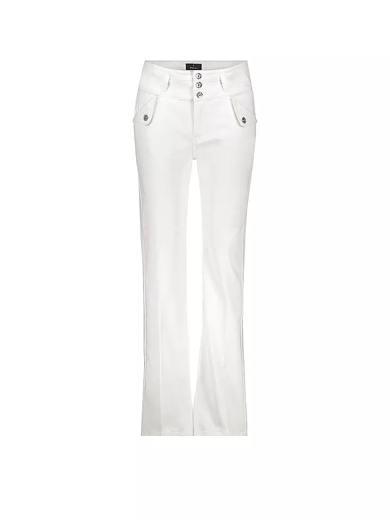 MONARI Jeans Flared Fit creme