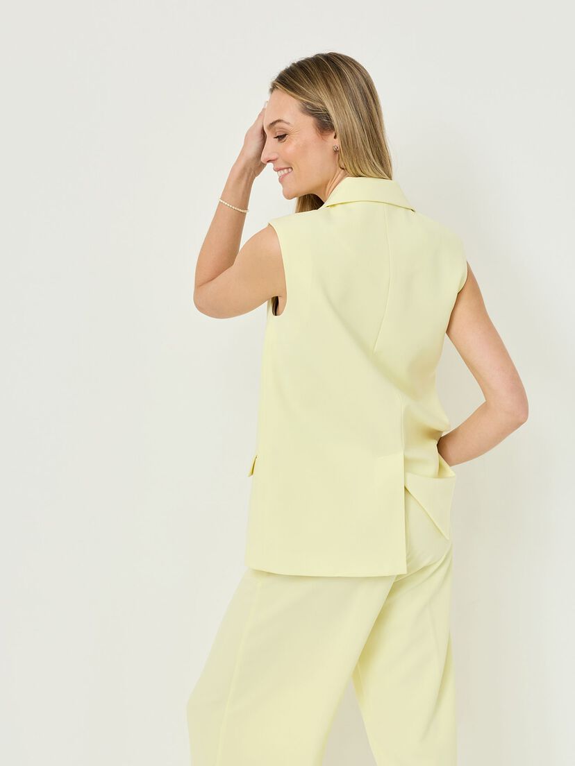 Blazer Weste - geel