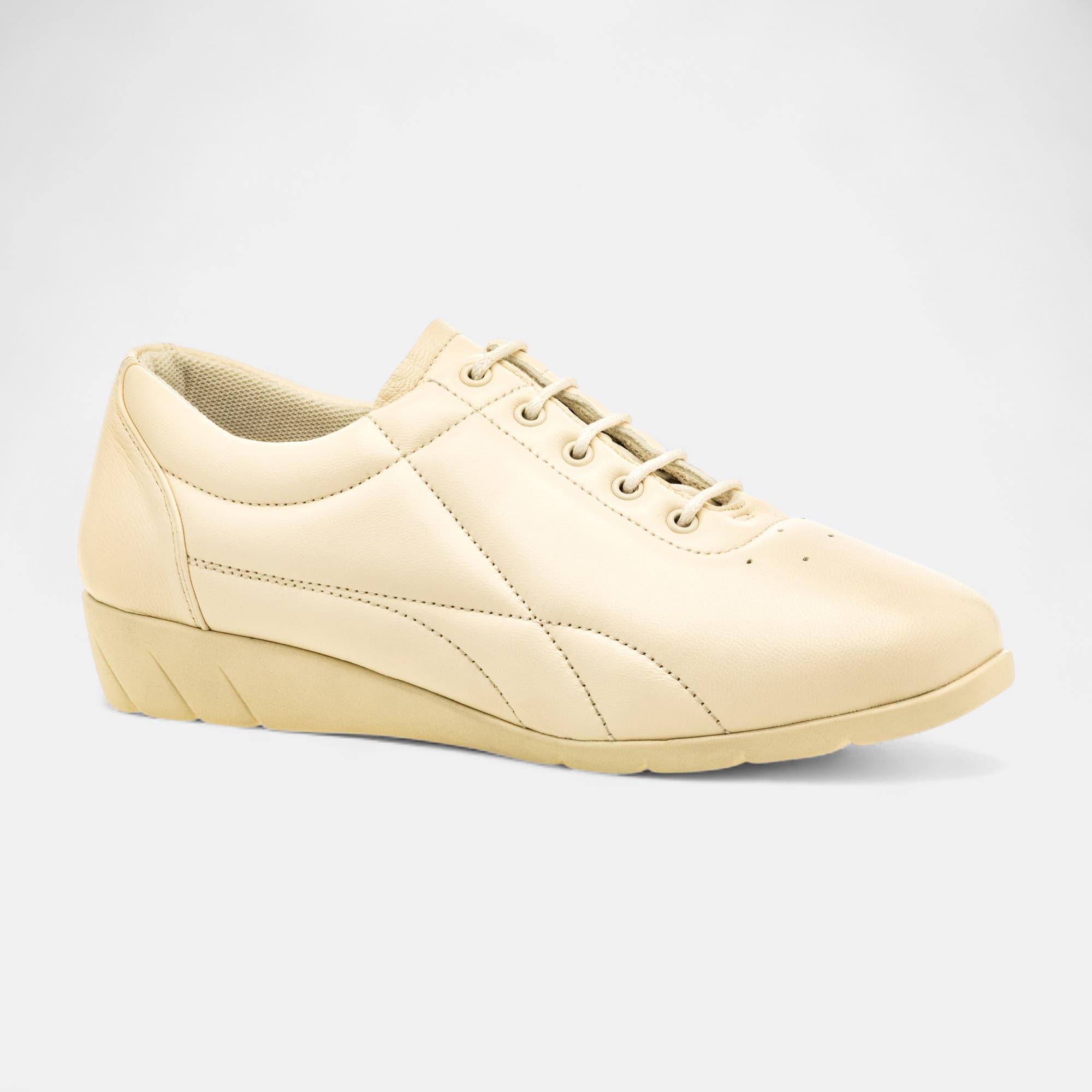 Escarpins pieds sensibles Femme en cuir beige
