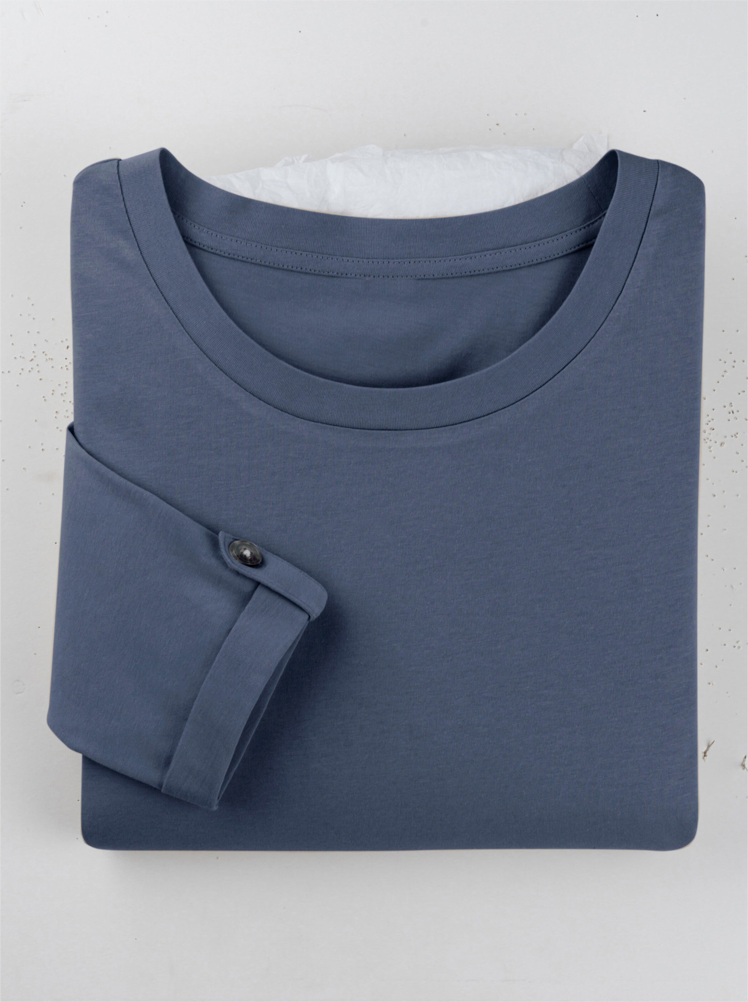 34-Arm-Shirt aus reiner Baumwolle