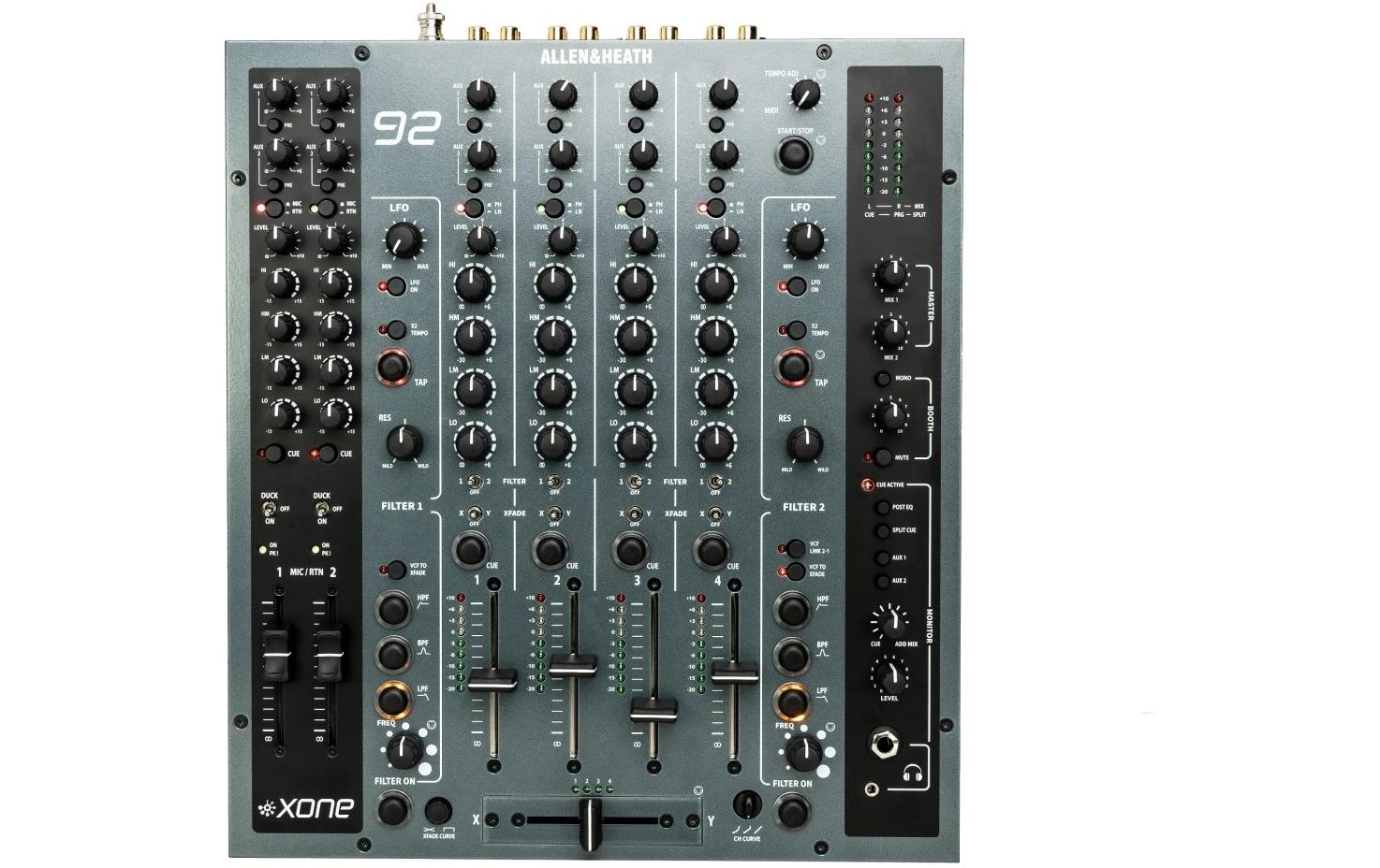 DJ-Mixer XONE:92 MKII<br>4+2-Kanal-Analog-Mixer