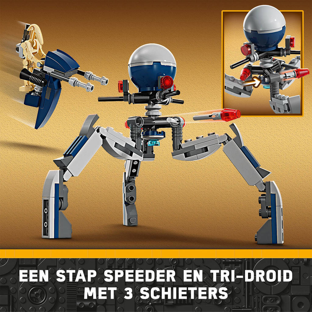 GoedClone Trooper & Battle Droid Battle Pack Bouwbaar The Clone Wars Speelgoed 75372