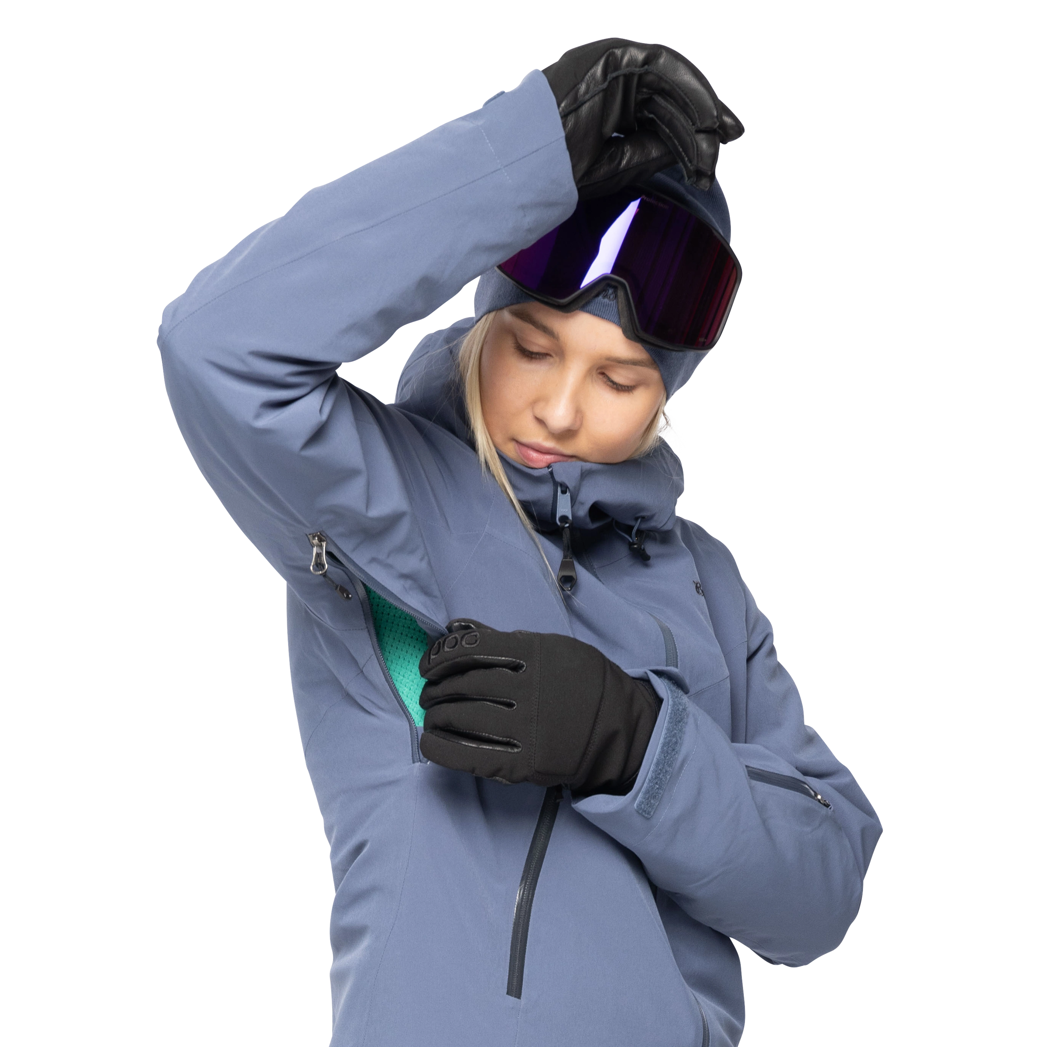 Oppdal Insulated W Jacket Granite Blue