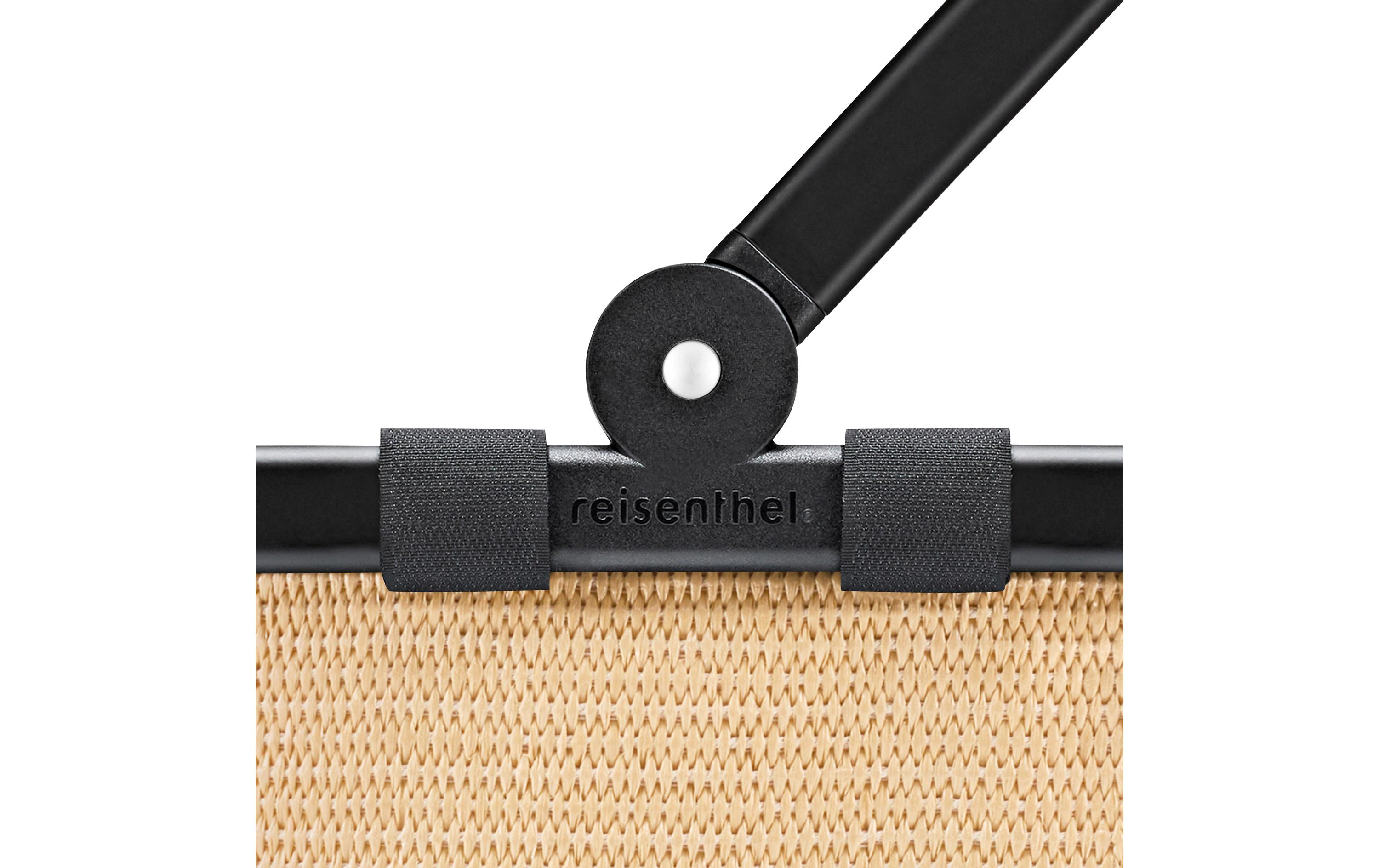 Einkaufskorb Carrybag Frame Raffia blackStilvoller Korb für den täglichen Einkauf