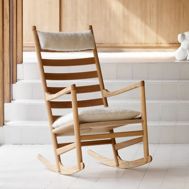 Carl Hansen - CH45 Sitz- und Nackenkissen, anthrazit (Hallingdal 180)