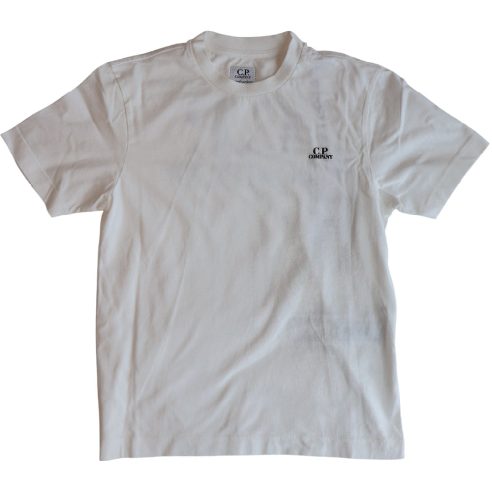 Køb C.P. Company Gauze White T-Shirt Kort Sleeve
