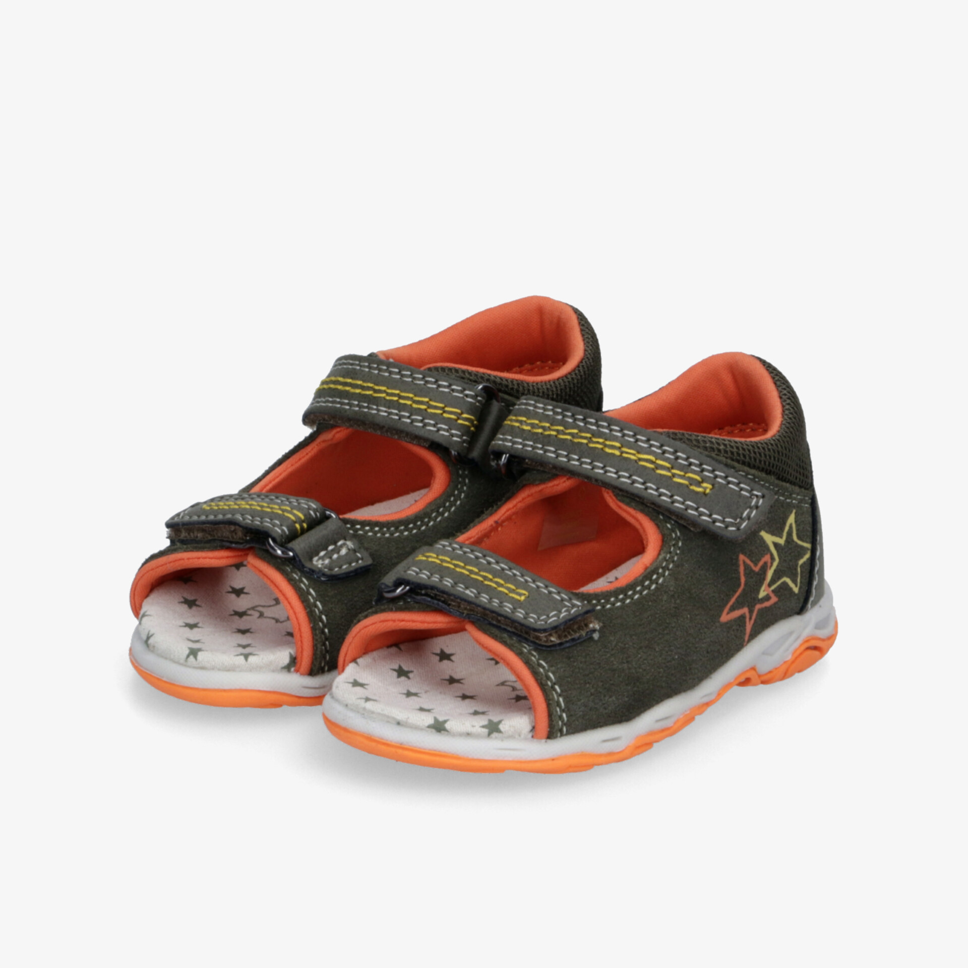 Bambulini Kinder Sandalen olive
