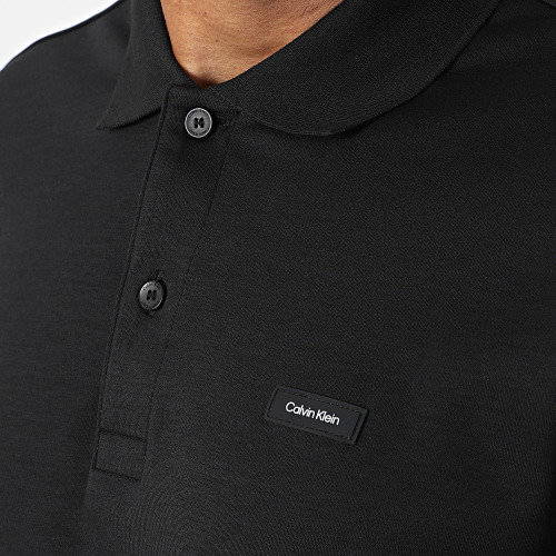 Polo Manches Courtes Slim Smooth Cotton 1657 Noir
