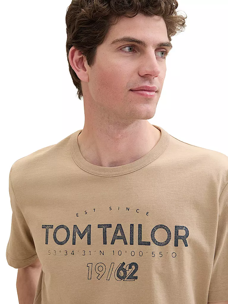 TOM TAILOR T-Shirt  camel