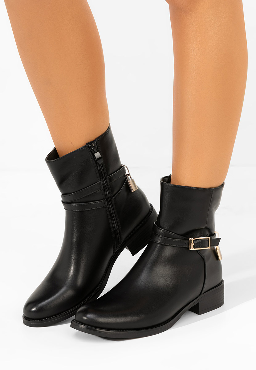 Bottines femme noires Toniela