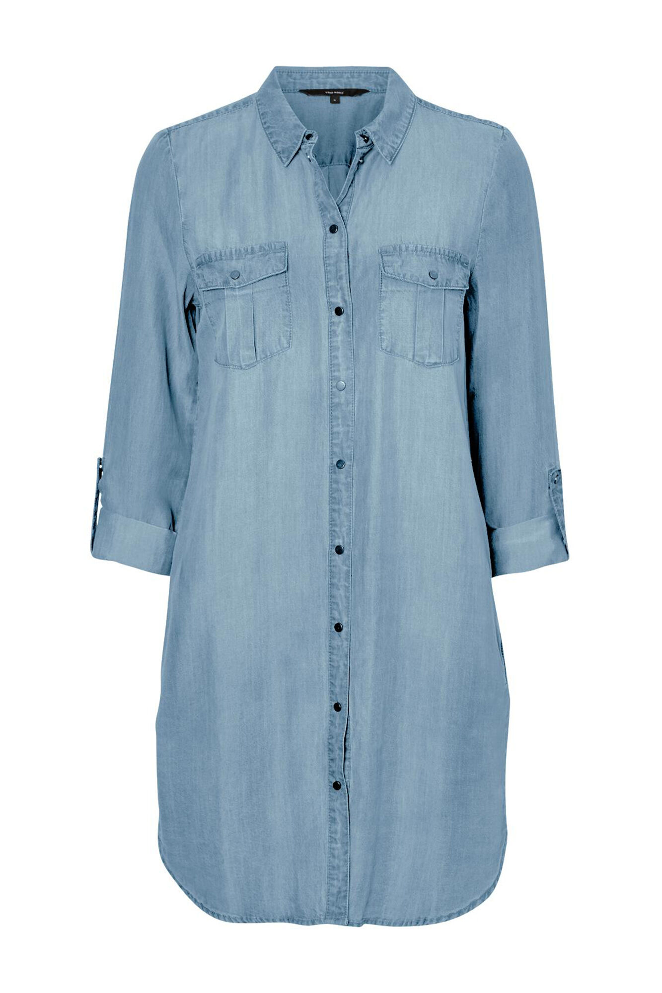 Vestido Curve Cowboy - Azul
