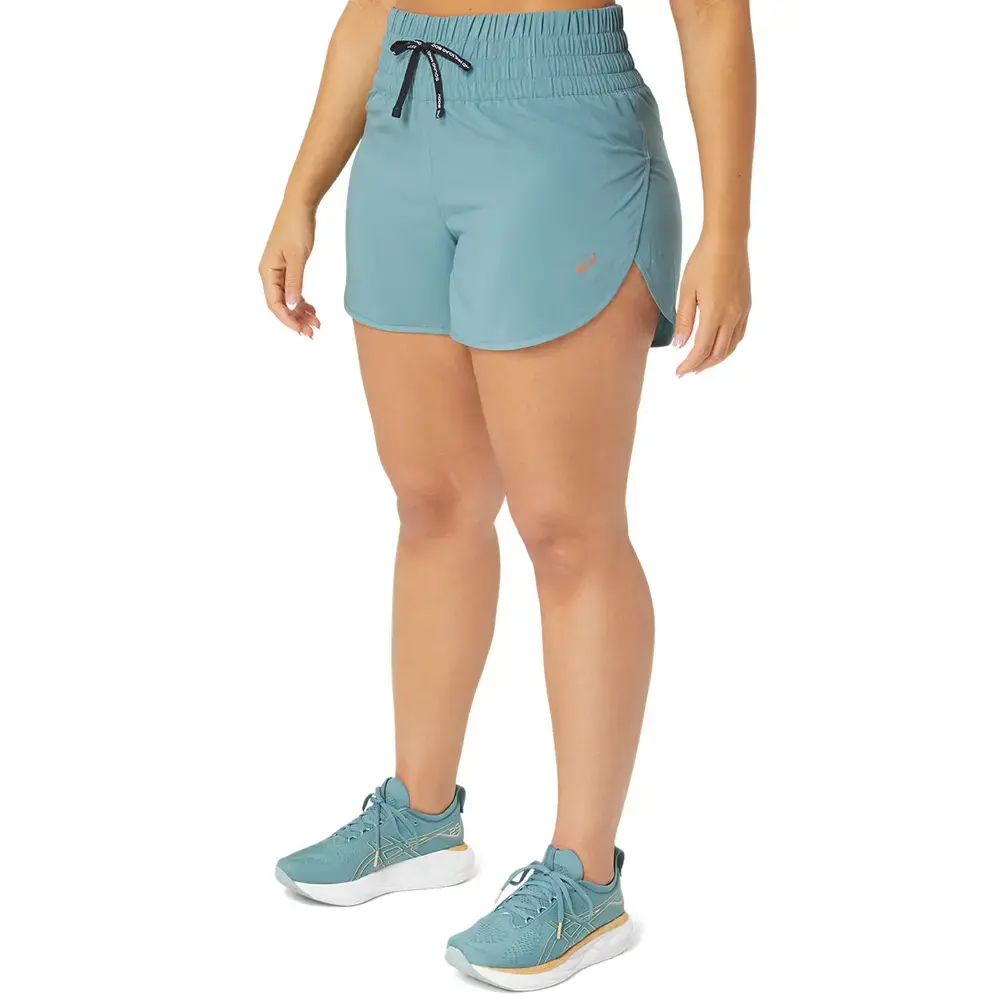 ASICS Nagino 4IN Hardloopbroek Kort Lichtblauw Dames