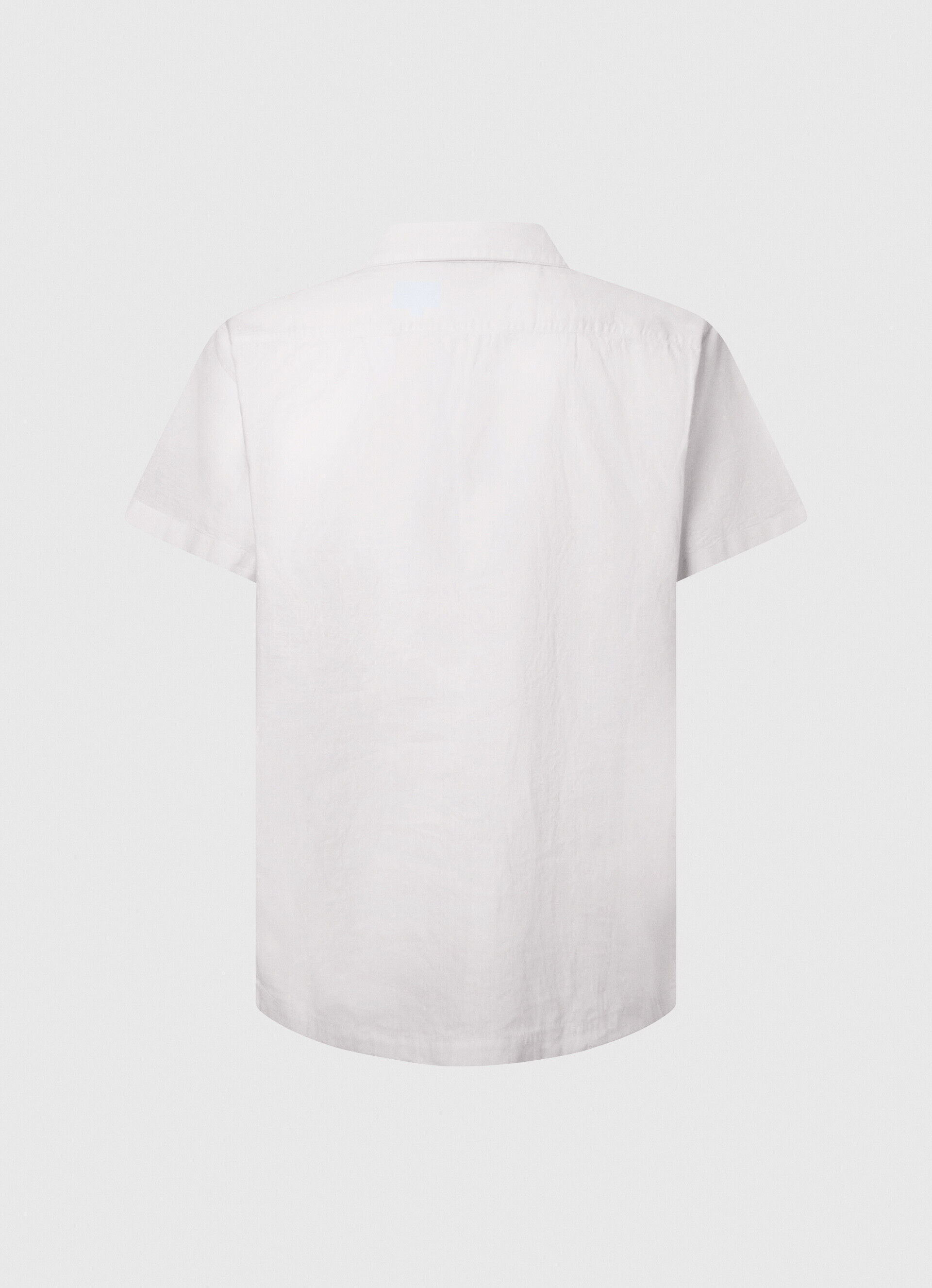 CAMISA DE LINHO DE MANGA CURTA - branca