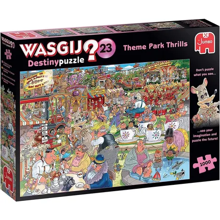 Jumbo Spiele Puzzle - Wasgij Destiny - Theme Park Thrills, 1000 Teile