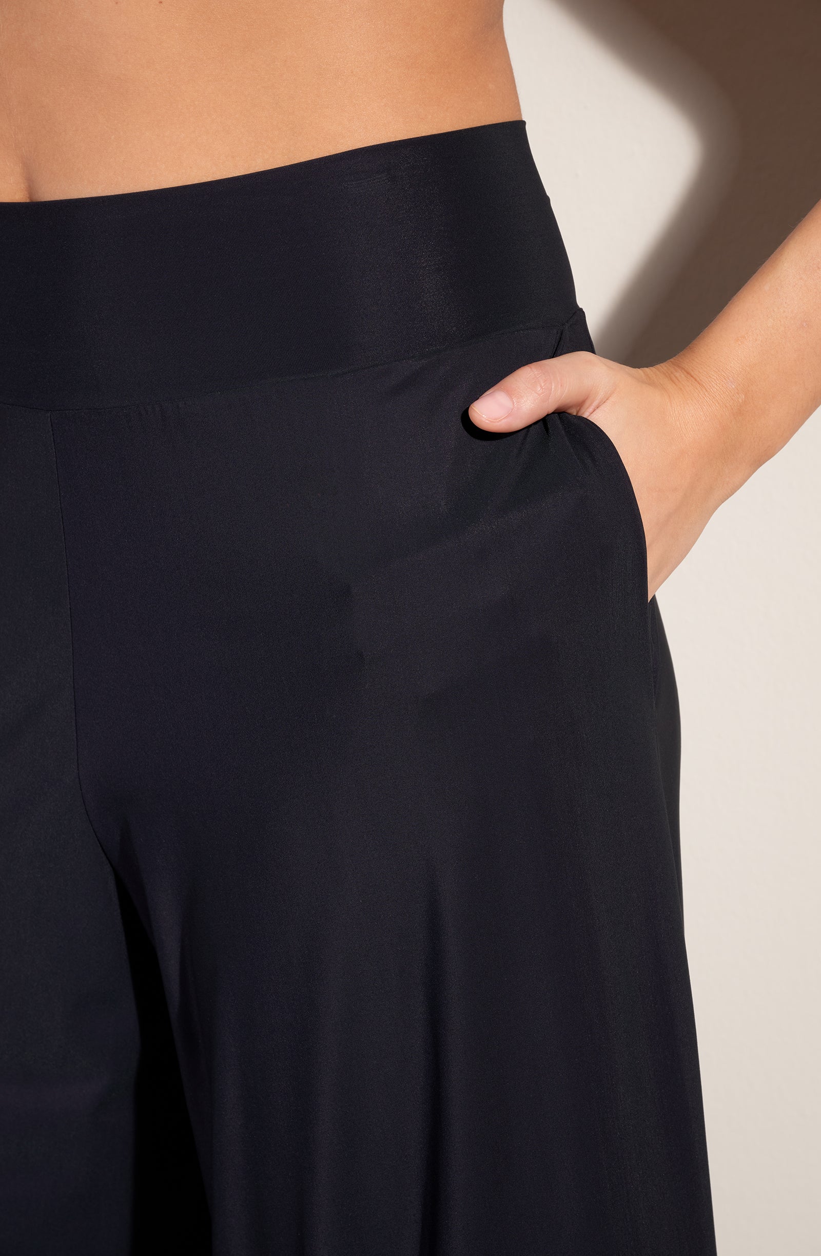 pitta Pantalon voile ample noir Noir