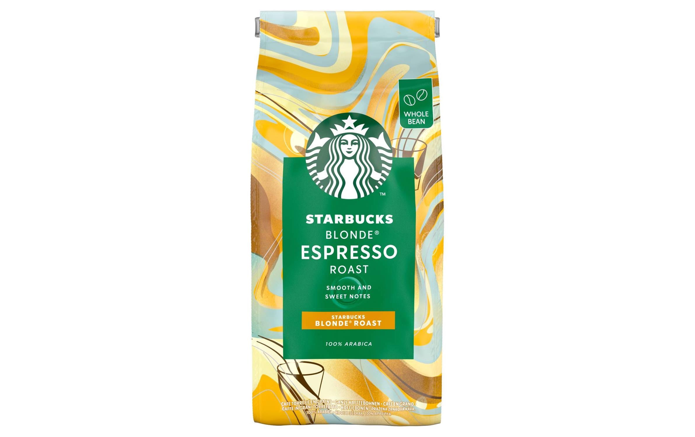 Kaffeebohnen Blonde Espresso Roast 450 gKaffeebohnen für einen sanften Espresso